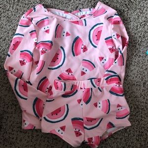 Toddler two piece bathing suit